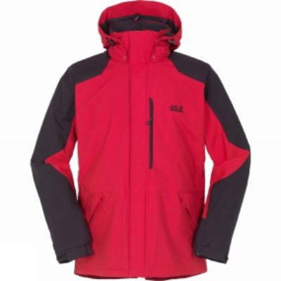 Jack Wolfskin Mens Black Range Indian Red